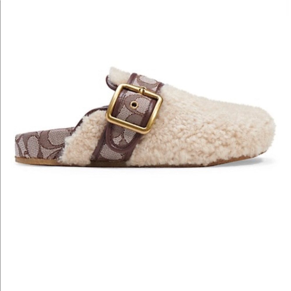 Coach Shearing Clog size 7